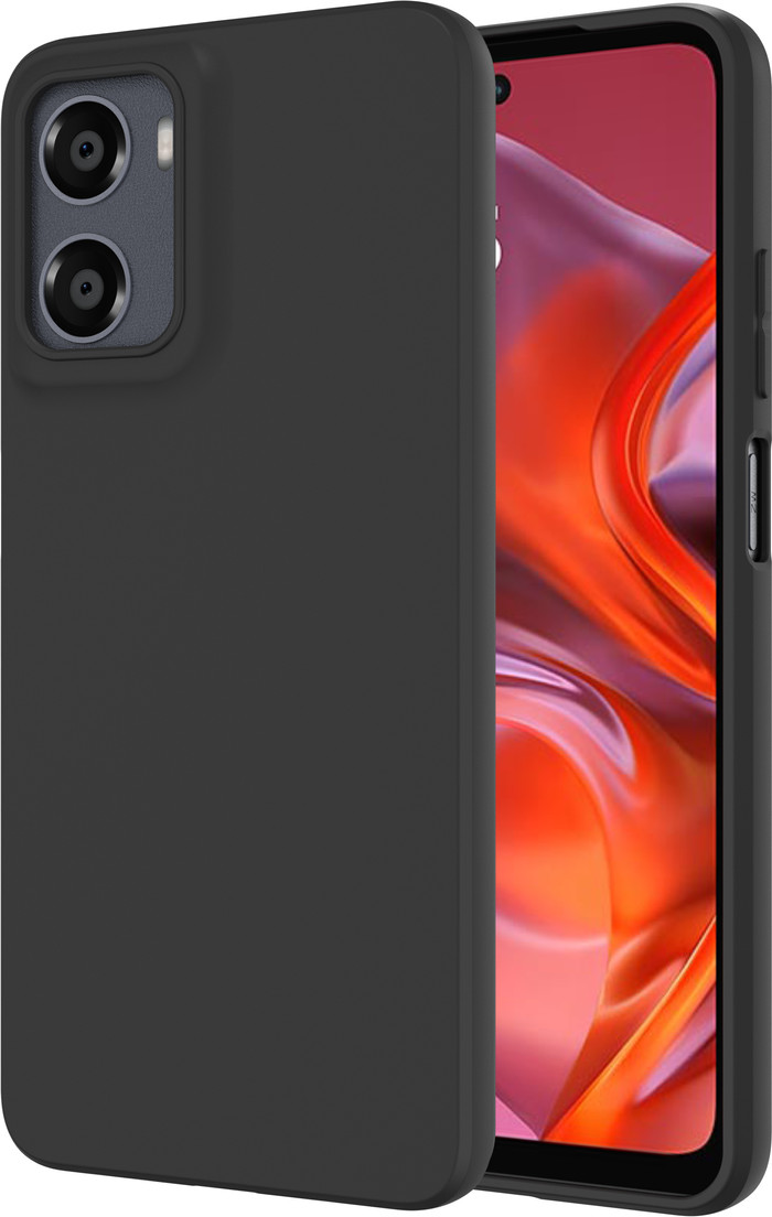Just in Case Soft Design Motorola Moto E15 Back Cover Zwart samengesteld product