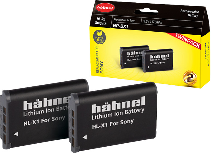 Hähnel HL-X1 (2x) packaging