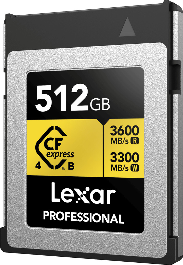 Lexar Professional GOLD 4.0 512GB CFexpress Type B voorkant
