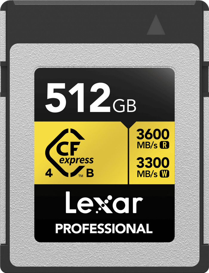 Lexar Professional GOLD 4.0 512GB CFexpress Type B Main Image