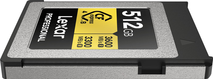 Lexar Professional GOLD 4.0 512GB CFexpress Type B detail