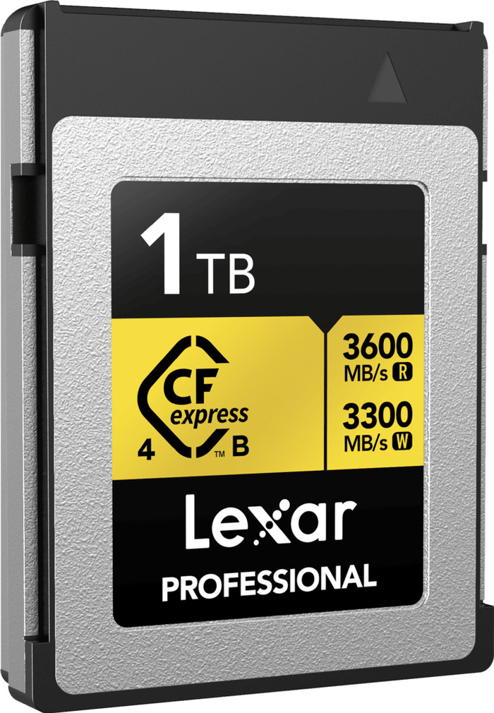 Lexar Professional GOLD 4.0 1TB CFexpress Type B voorkant