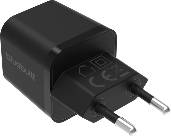 BlueBuilt Chargeur Power Delivery avec Port USB-C 20 W Noir dessus