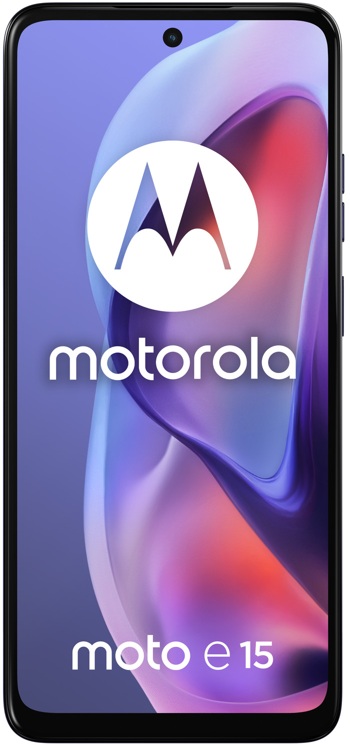 Motorola Moto E15 64GB Purple 4G front