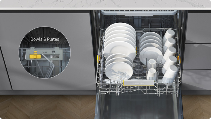 Samsung DW60DG760B00U1 detail