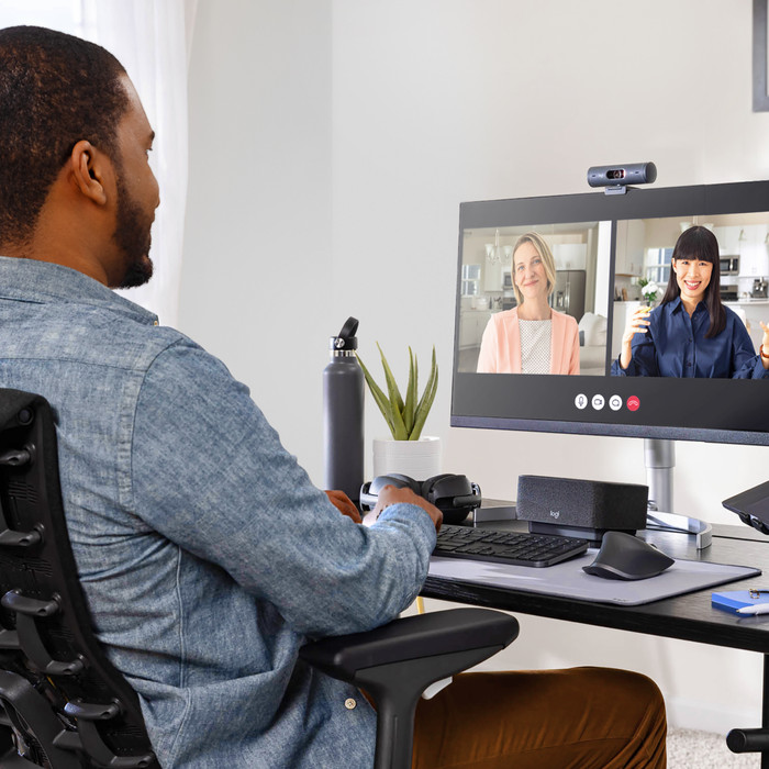 Logitech Brio 500 Full HD Webcam Grijs visual leverancier