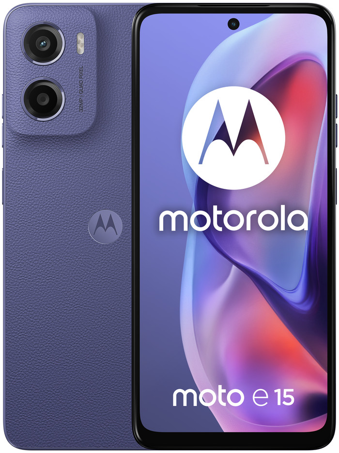 Motorola Moto E15 64GB Purple 4G Main Image