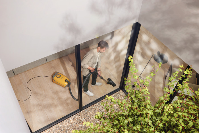 Miele Guard L1 Flex Sunsetgeel product in gebruik