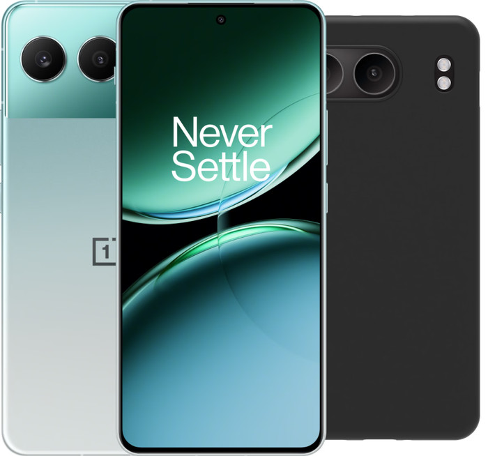OnePlus Nord 4 256 Go Vert 5G + BlueBuilt Back Cover Noir Main Image
