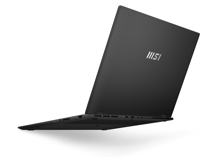 MSI Prestige 16 AI+ Evo B2VMG-018BE Azerty achterkant