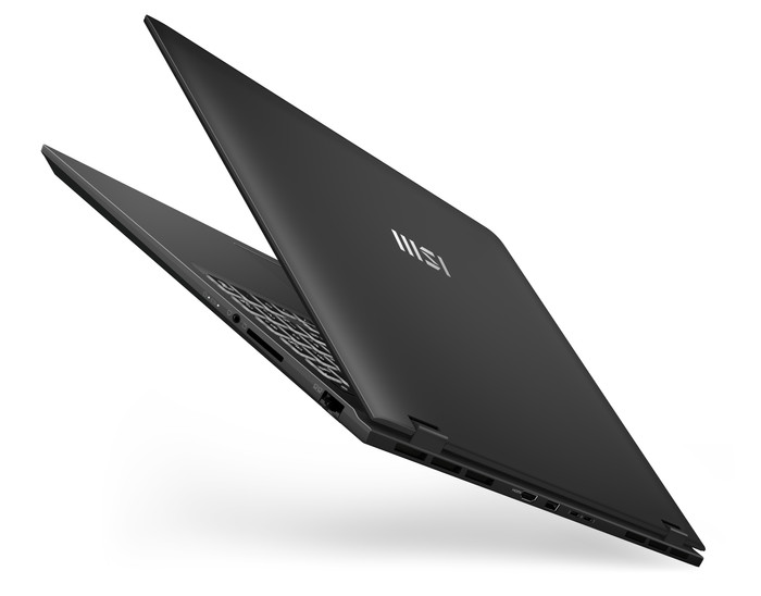 MSI Prestige 16 AI+ Evo B2VMG-018BE Azerty achterkant