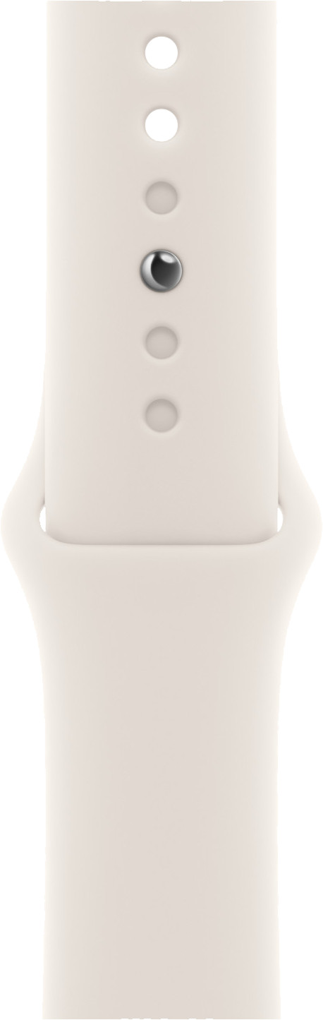 Apple Watch 38/40/41 mm Bracelet Silicone Lumière Stellaire - S/M Main Image