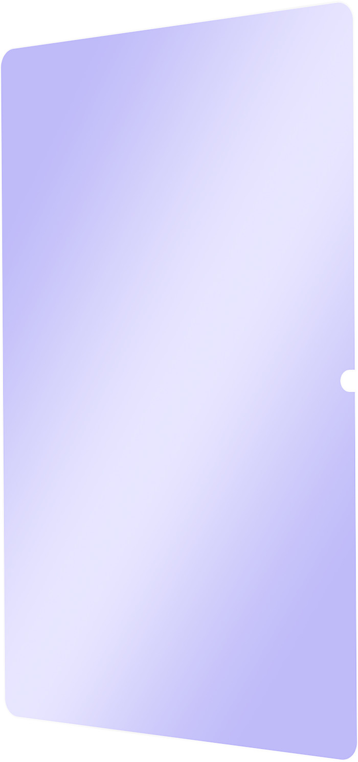 Just in Case Blauw Licht Filter Samsung Galaxy Tab A9 Plus Screenprotector Glas rechterkant