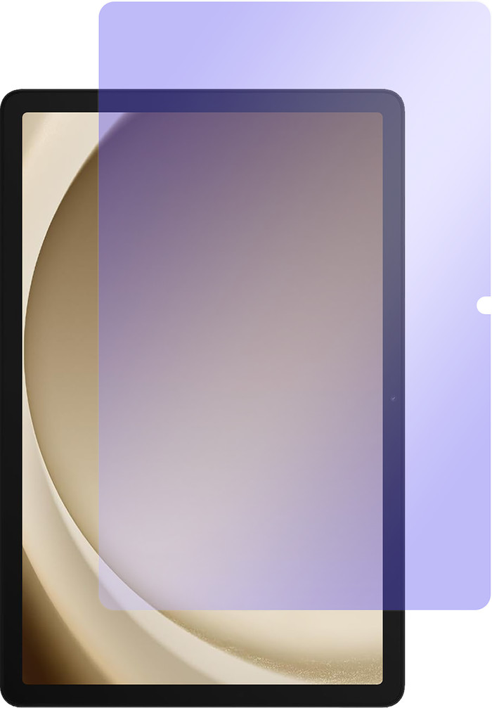 Just in Case Blauw Licht Filter Samsung Galaxy Tab A9 Plus Screenprotector Glas voorkant