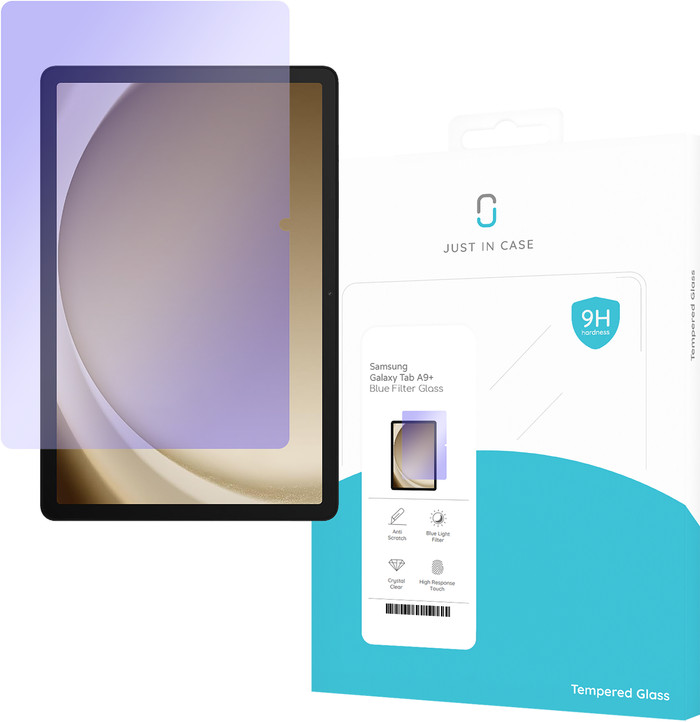 Just in Case Blauw Licht Filter Samsung Galaxy Tab A9 Plus Screenprotector Glas Main Image