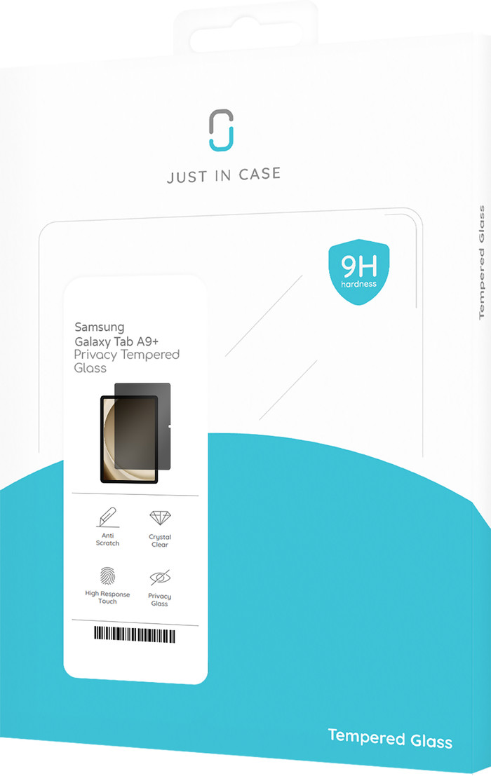 Just in Case Samsung Galaxy Tab A9 Plus Screenprotector Glas verpakking
