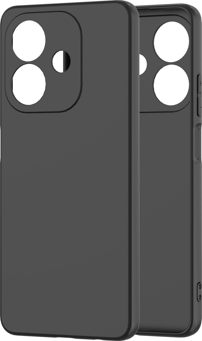 Just in Case Soft Design OPPO A40/A40m/A60 5G Back Cover Black front