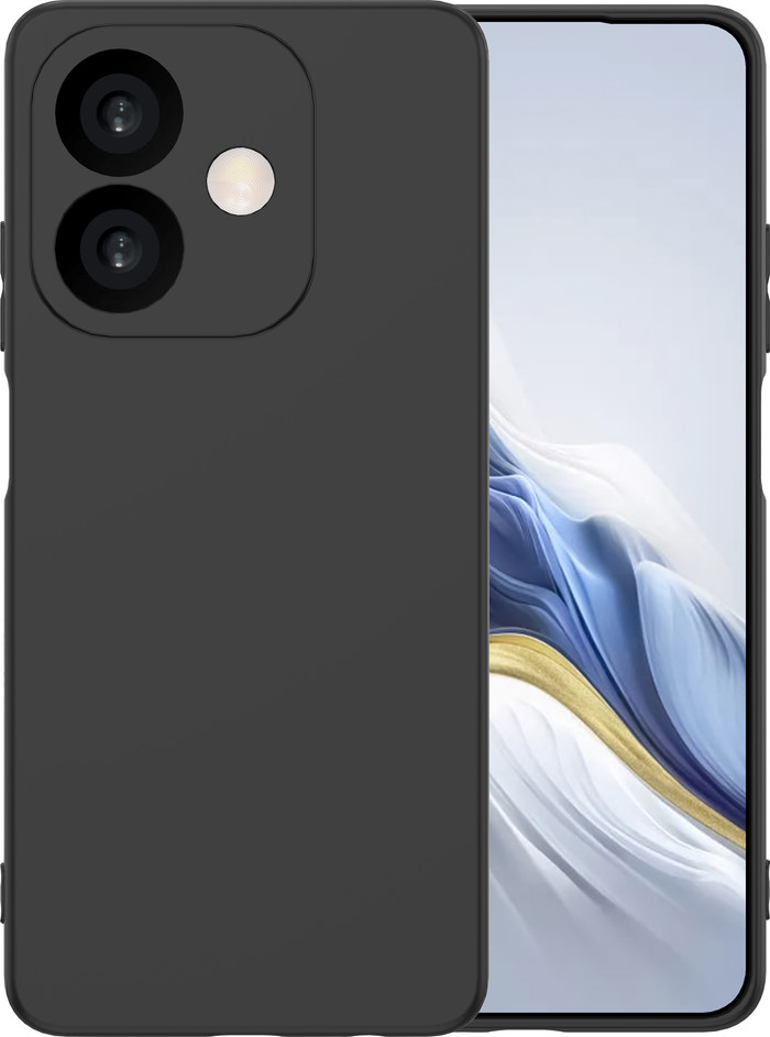 Just in Case Soft Design OPPO A40/A40m/A60 5G Back Cover Black front