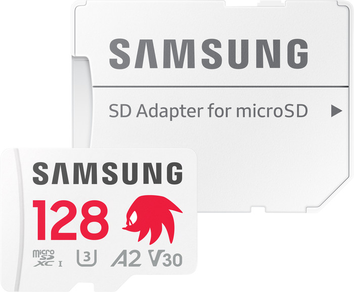 Samsung MicroSDXC PRO Plus 128 Go Sonic the Hedgehog avant