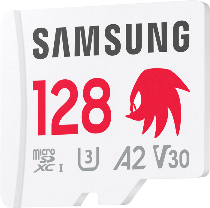 Samsung MicroSDXC PRO Plus 128 Go Sonic the Hedgehog Main Image