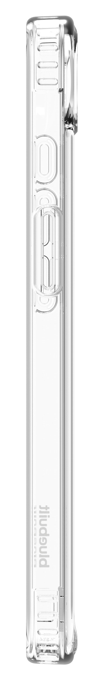 BlueBuilt Protective Back Cover iPhone 16e Transparant rechterkant