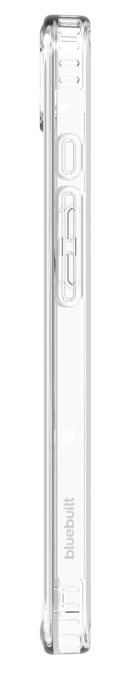 BlueBuilt Protective Back Cover met MagSafe iPhone 16e Transparant linkerkant