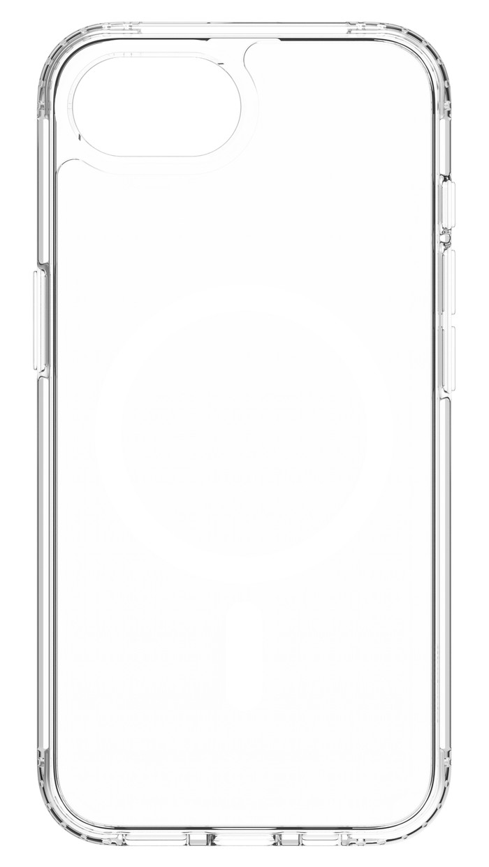 BlueBuilt Protective Back Cover met MagSafe iPhone 16e Transparant voorkant