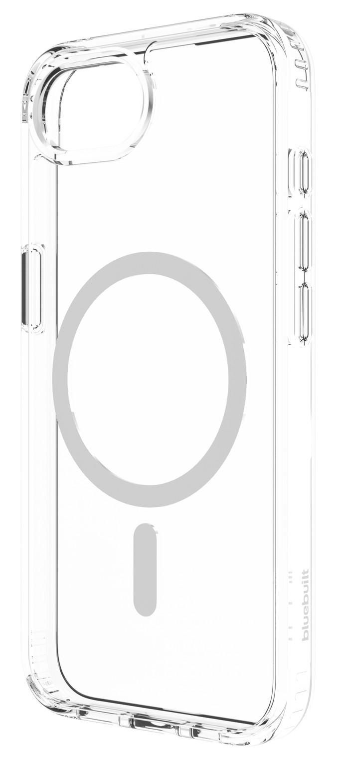 BlueBuilt Protective Back Cover met MagSafe iPhone 16e Transparant voorkant