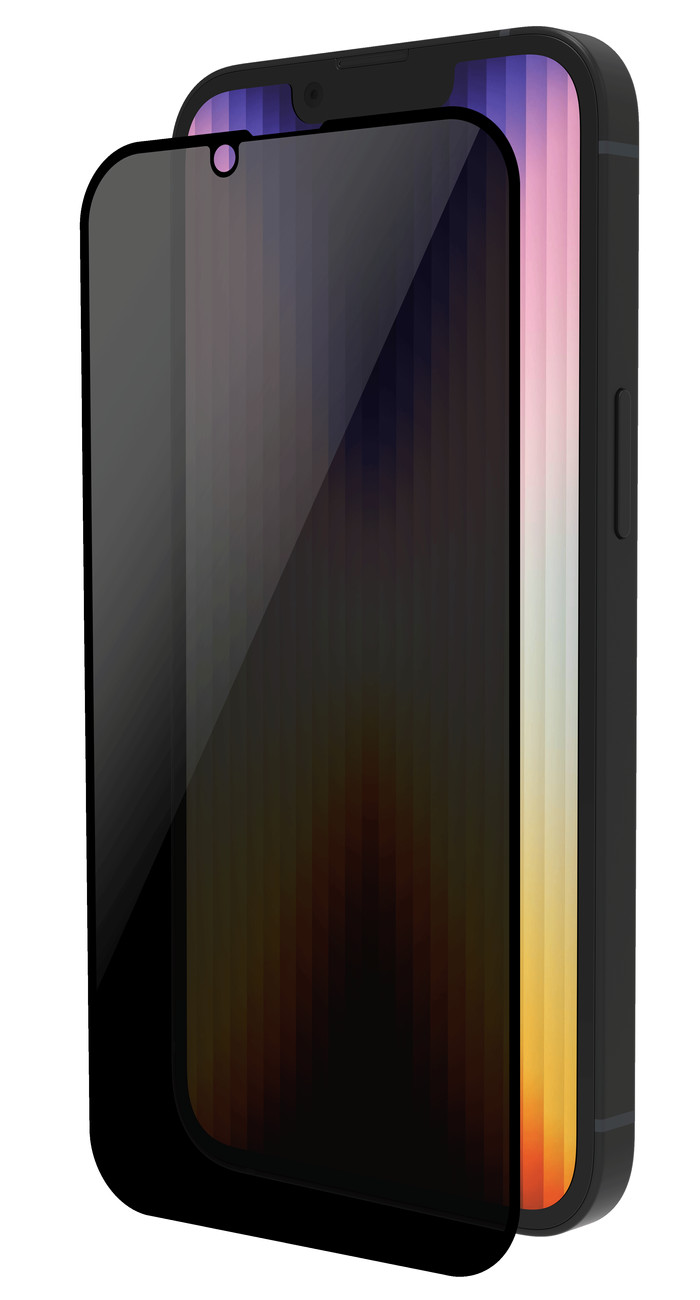 BlueBuilt iPhone 16e Privacy Filter Screen Protector Glass right side