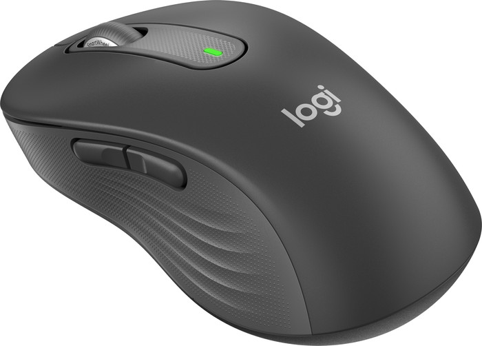 Logitech Signature M650 L Wireless Mouse Graphite left side
