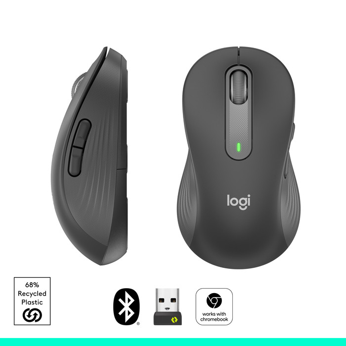 Logitech Signature M650 L Wireless Mouse Left-Handed Graphite visual supplier