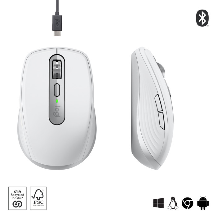 Logitech MX Anywhere 3S Compact Grijs visual leverancier