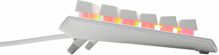 SteelSeries Apex Pro TKL Gaming Keyboard AZERTY White left side