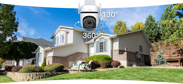 TP-Link Tapo C530WS 3-pack product in use