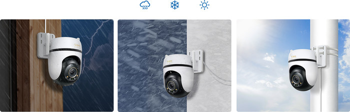 TP-Link Tapo C530WS 3-pack product in use