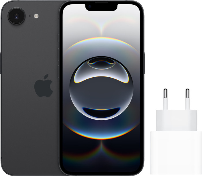 Apple iPhone 16e 256GB Black + Apple Fast Charger Main Image