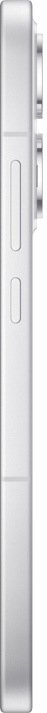 OPPO Reno13 256GB White 5G + OPPO SuperVOOC Charger 80W with 2 Ports right side