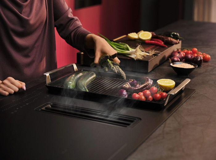 AEG A9HHPG11 Plancha Grill 2.0 product in gebruik