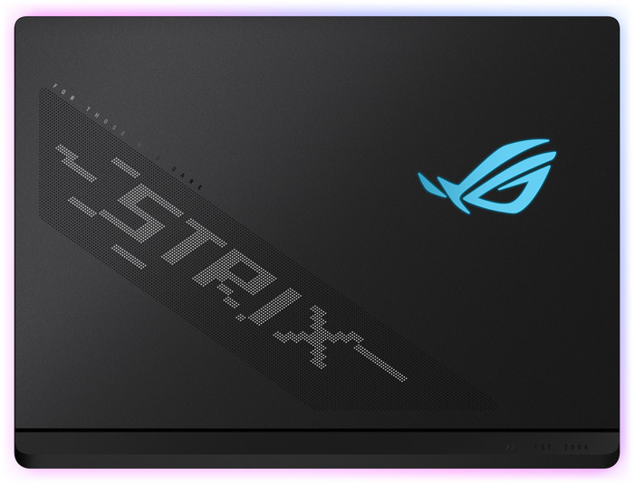 ASUS ROG Strix SCAR 18 OLED G835LW-SA086W Azerty achterkant