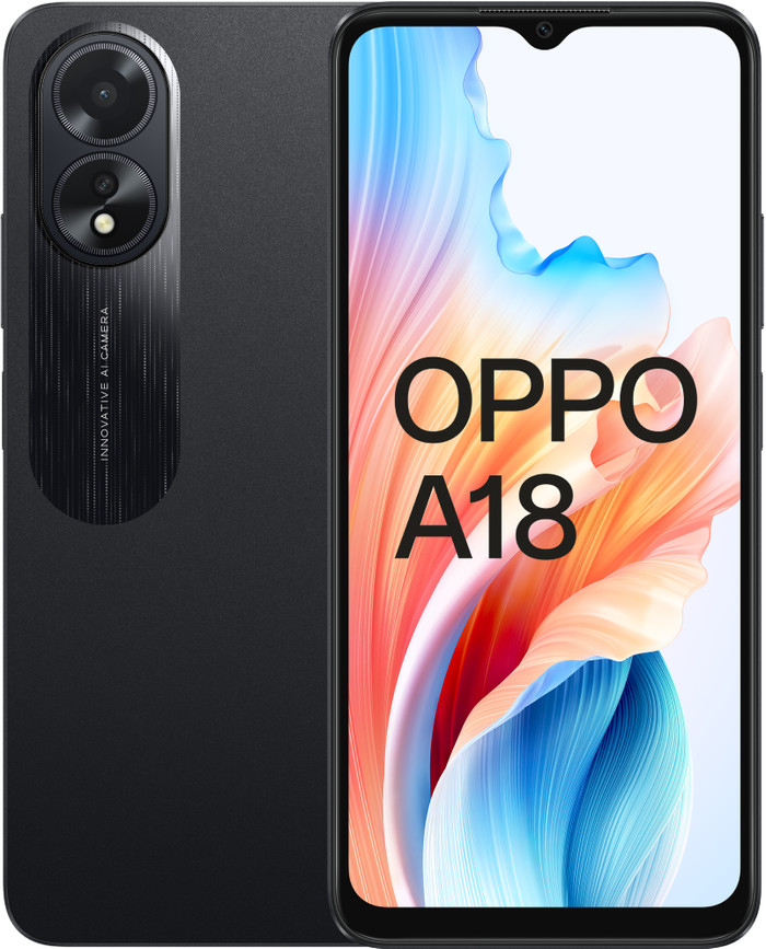 OPPO A18 128 Go Noir 4G Main Image