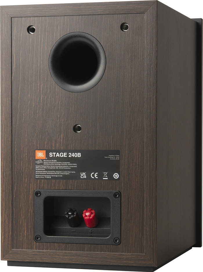 JBL Stage 240B Zwart achterkant