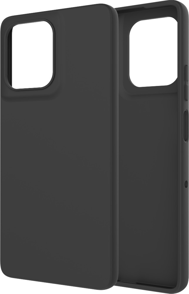 Just in Case Soft Design Motorola Moto G15/ G15 Power Back Cover Black left side