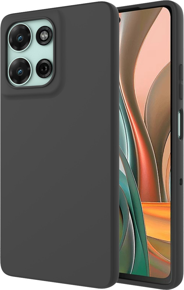 Just in Case Soft Design Motorola Moto G15/ G15 Power Back Cover Black right side