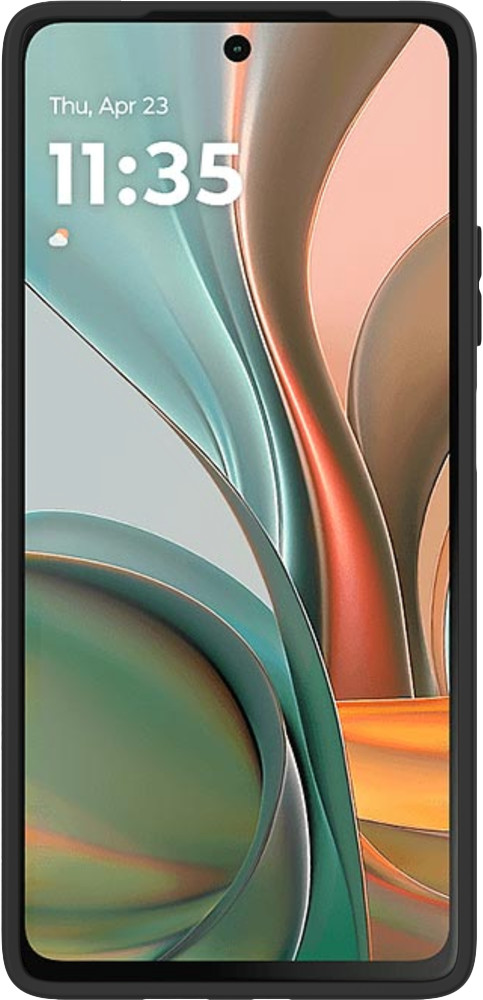 Just in Case Soft Design Motorola Moto G15/ G15 Power Back Cover Black front