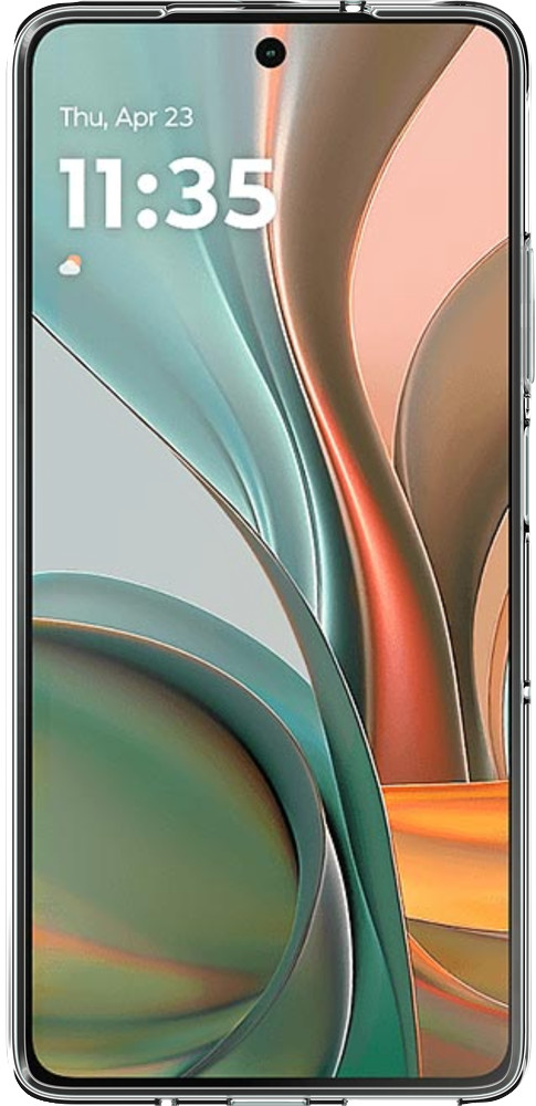 Just in Case Soft Design Motorola Moto G15 / G15 Power Back Cover Transparent avant