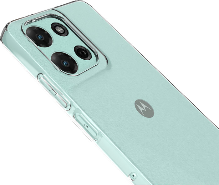 Just in Case Soft Design Motorola Moto G15 / G15 Power Back Cover Transparent côté droit