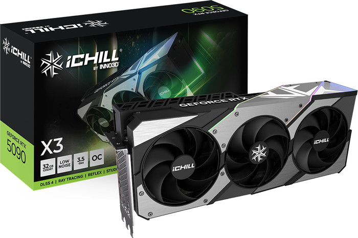 INNO3D GeForce RTX 5090 ICHILL X3 32 Go emballage