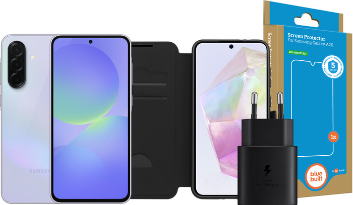 Samsung Galaxy A36 256 Go Mauve 5G + Pack d'Accessoires Complet Main Image