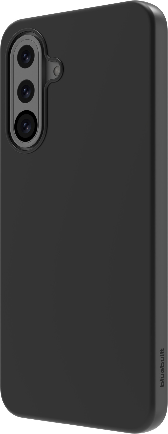 BlueBuilt Samsung Galaxy A36 Back Cover Zwart + Privacy Filter Screenprotector Glas rechterkant