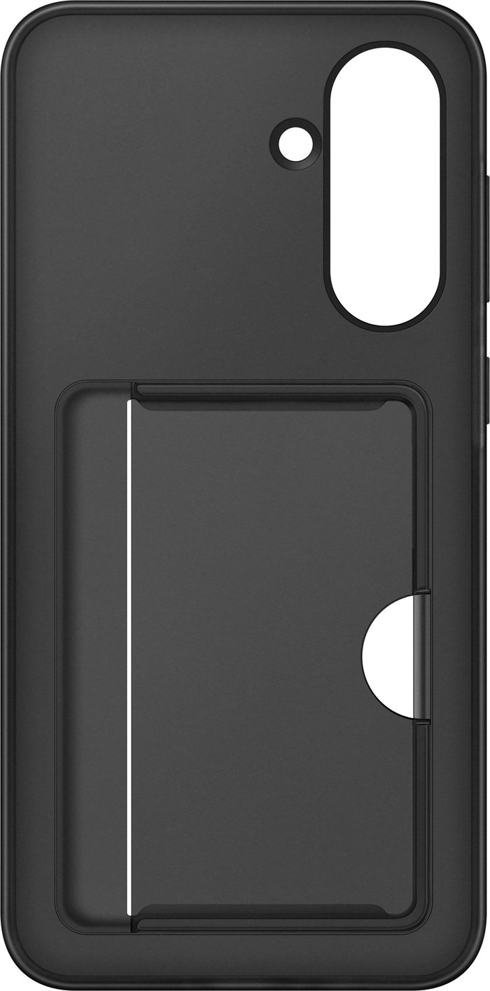 Samsung Galaxy A36 Card Slot Back Cover Zwart voorkant